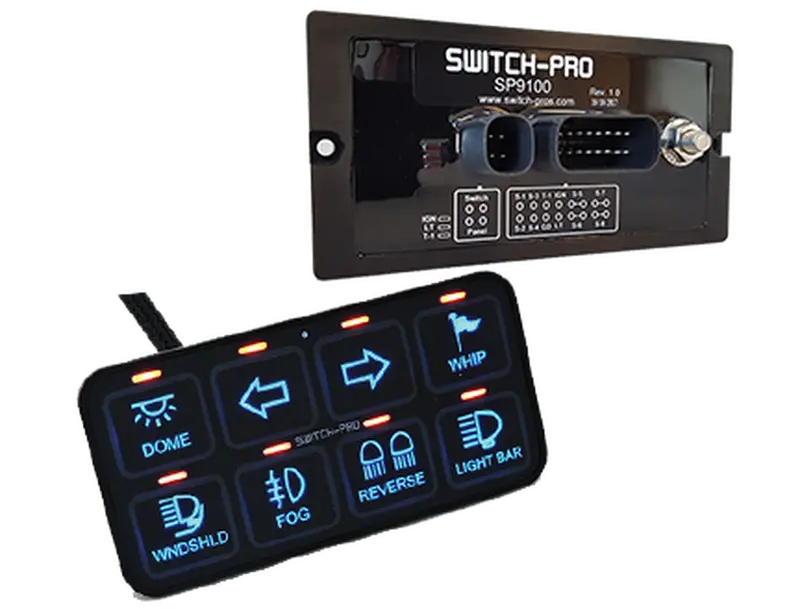 Switch-Pros Bezel Style 8-Switch Panel Power System 1