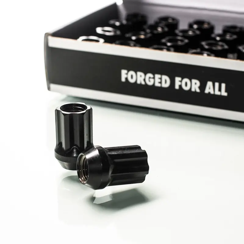 Titan 7 O.W.L. Steel Race Lug Nut Machine Black (Set Of 20) 1