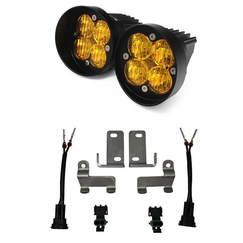 Toyota 4Runner/Tacoma/Tundra Baja Designs Squadron-R Sport Fog Pocket Light Kit 1