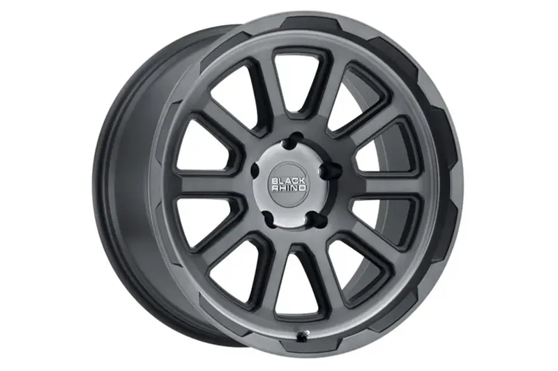 Toyota 4Runner/Tacoma/Tundra Black Rhino Chase Wheel, 17X9 6X139.7 12Mm - Brushed Gunmetal 1