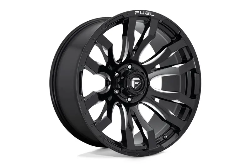 Toyota 4Runner/Tacoma/Tundra Fuel Offroad Blitz D673 Series Wheel, 17X9 6X139.7 1Mm - Gloss Black Milled 1