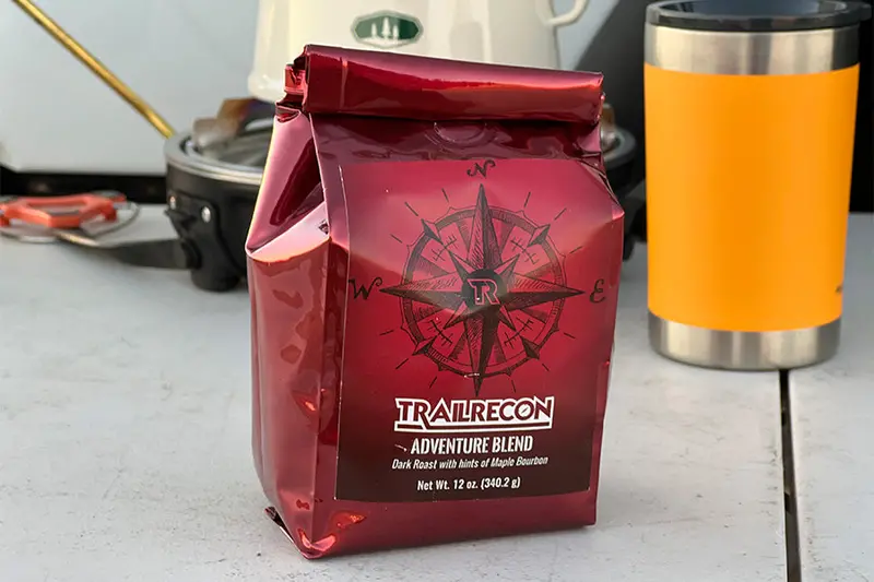 Trailrecon Ground Coffee Adventure Blend  - 12Oz Bag 1