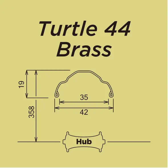 Turtle 44 Brass 1