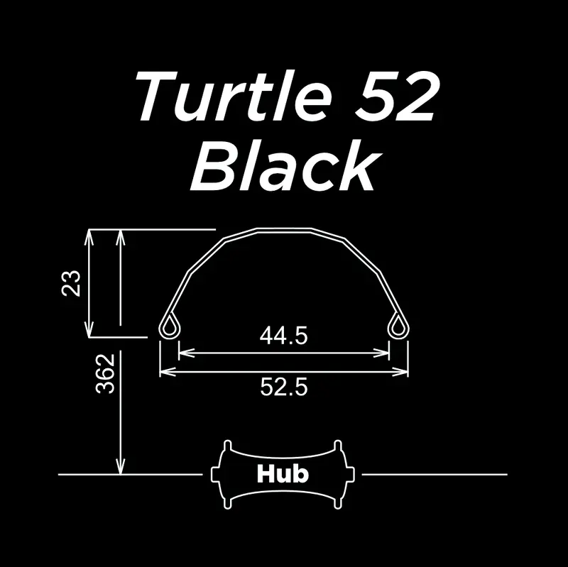 Turtle 52 Black 1