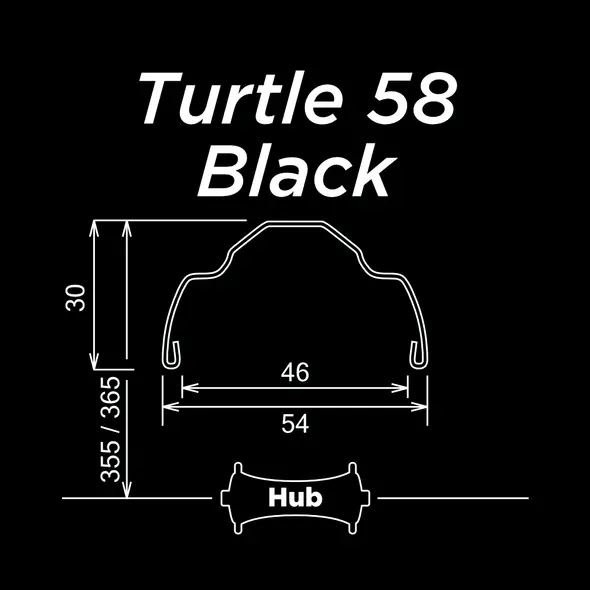 Turtle 58 Black 1