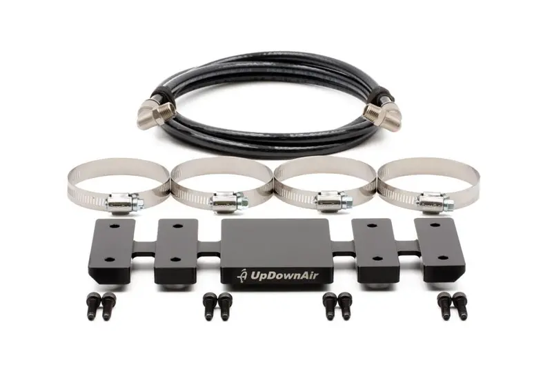 Updown Air Utv Arb Twin Compressor Mount & Connector Kit - Black 1