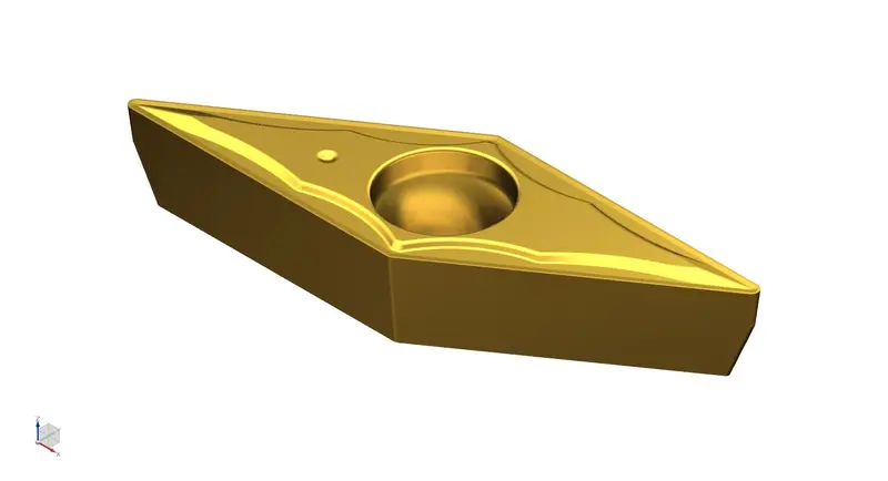Vcmt 110304 Chip Breaker Bf Grade Fm324 / Vcmt 221 Bf #Fmcarbide 1