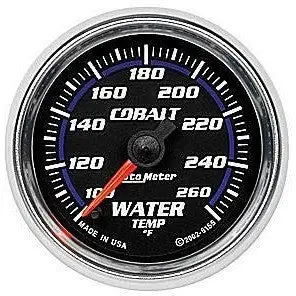 Water Temp Gauge (Cobalt Full Sweep, 100-260 F 2 1/16) 1