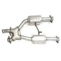 X-Pipe With High Flow Cats (For Long Tube Headers) 1