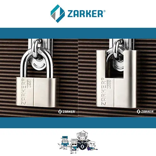 Zarker - J-Series Premium Rustproof Padlock 1