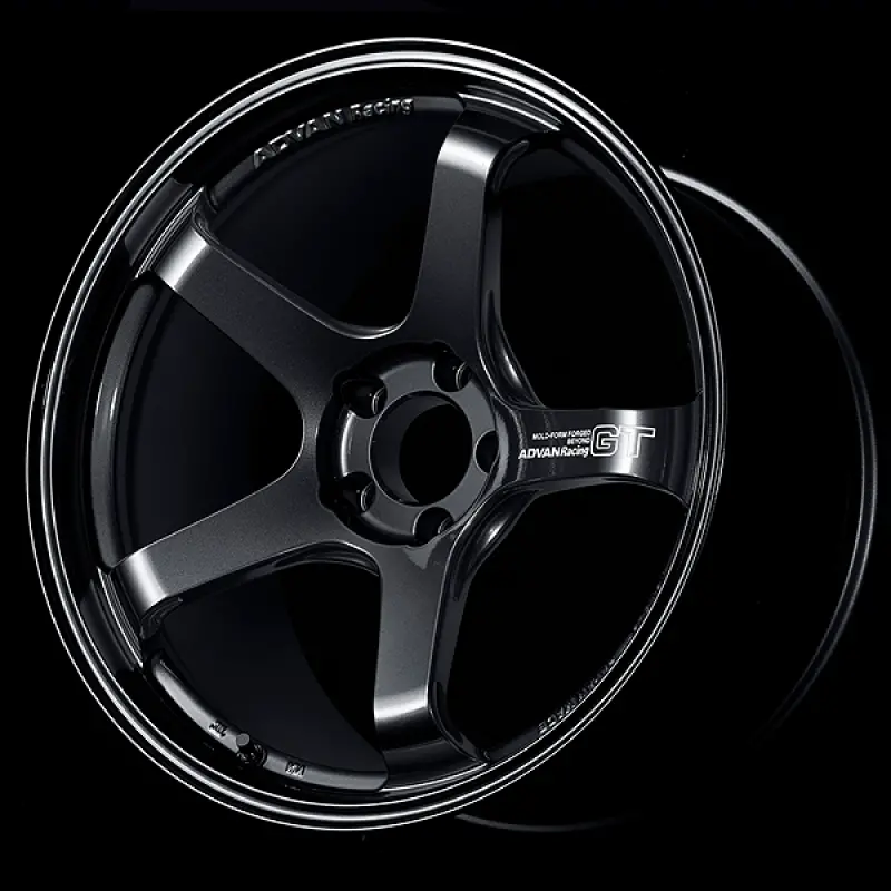 Advan Gt Beyond 19X9.0 Inch Racing Wheel – Titanium Black Finish, +43Mm Offset, 5X114.3 Bolt Pattern 1