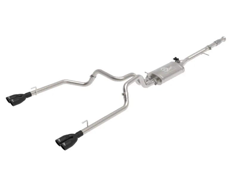 Afe Power Gemini Xv Cat-Back Exhaust – 2019–2021 Gm Silverado/Sierra 1500 V8 With Black Tips & Exhaust Cutout 1
