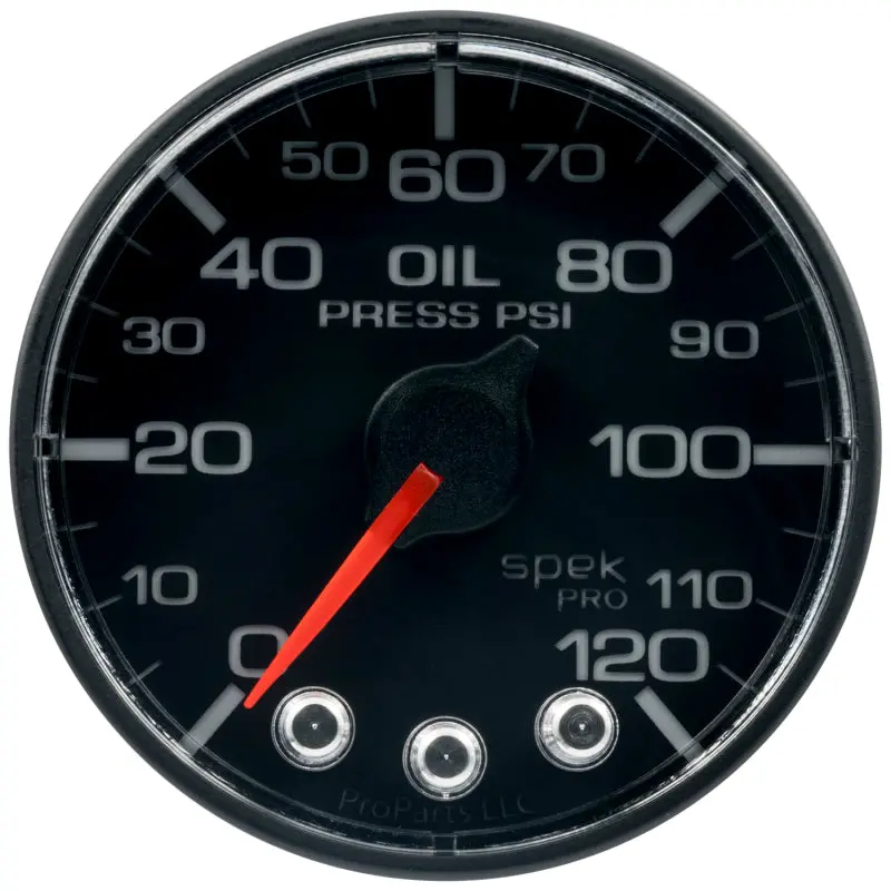 Autometer Spek-Pro 52.4Mm 0-120 Psi Digital Stepper Motor Oil Pressue Gauge 1