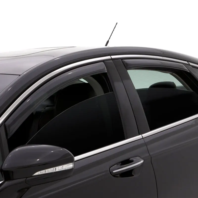 Avs 16-18 Buick Envision Ventvisor In-Channel Front & Rear Window Deflectors 4Pc - Smoke 1