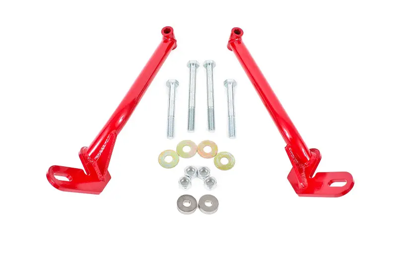 Bmr G-Body Control Arm Reinforcement Braces – Red Powder-Coated, For 1978–1987 Models 1