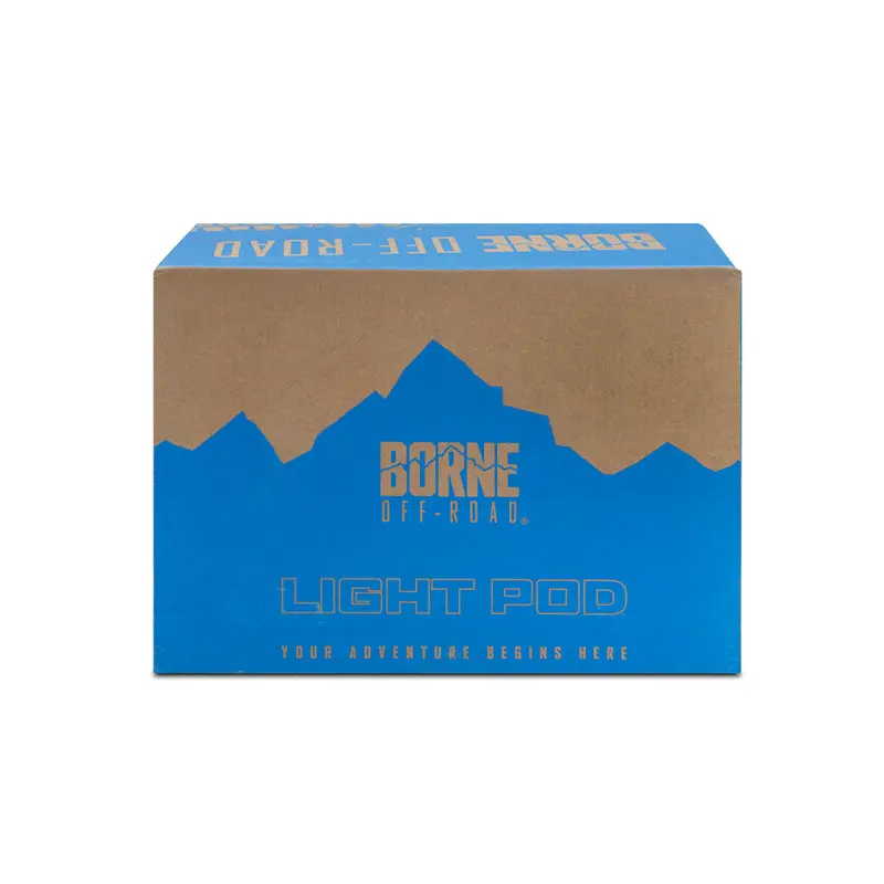 Borne Off-Road 21+ Bronco Ditch Light Pod Kit – 2-Piece 3×3 Spot Configuration 1