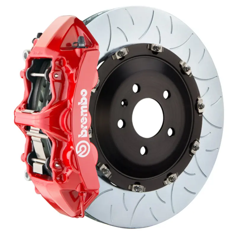 Brembo 16-21 Land Cruiser (J200) Front Gt Bbk 6 Piston Cast 405X34 2Pc Rotor Slotted Type-3-Red 1