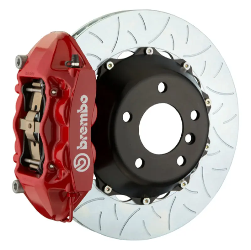 Brembo Gt Big Brake Kit – Rear 380X28Mm Slotted Two-Piece Rotors With 4-Piston Calipers For 2009–2016 Porsche Panamera S/4S/Turbo 1