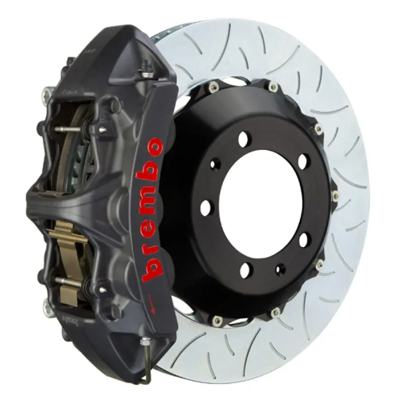Brembo Gts Big Brake Kit For 2003–2008 Mercedes-Benz Sl500 – Front, 6-Piston Calipers, 355X32Mm Slotted Two-Piece Rotors 1