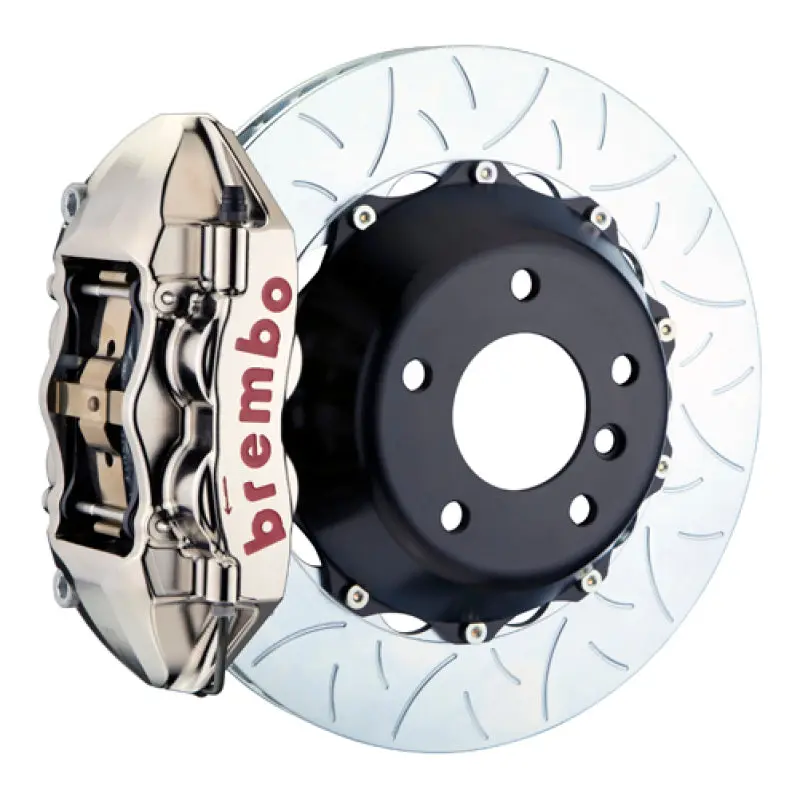 Brembo Rear Gtr Big Brake Kit For 2002–2007 Maserati Spyder & Gransport – 4-Piston Billet Calipers, 380×28Mm Slotted Two-Piece Rotors (Nickel-Coated) 1
