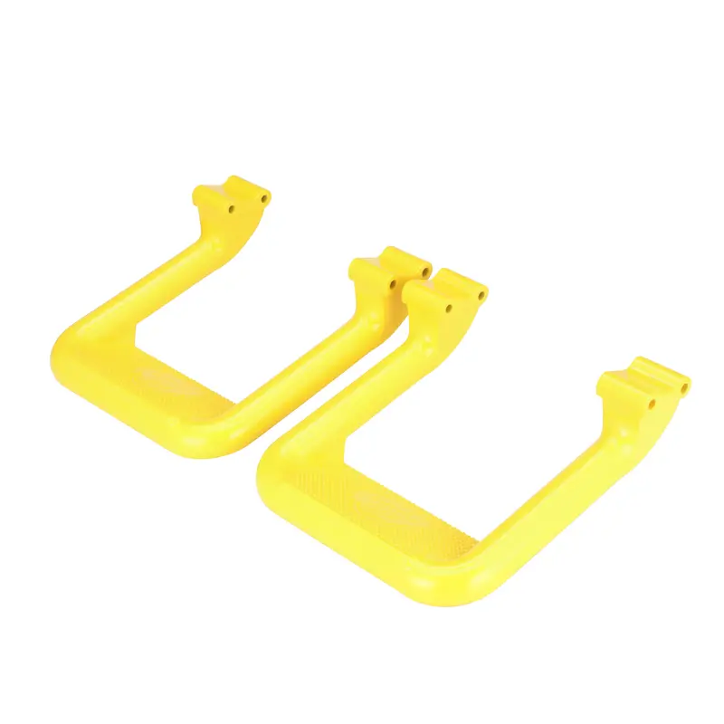 Carr Hoop Ii Side Assist Steps – Xp7 Safety Yellow Powder-Coated Pair 1