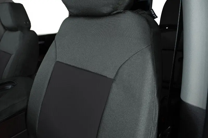 Covercraft Endura Precisionfit Seat Covers For 2021–2024 Ford Bronco – Front Row, Charcoal/Black 1