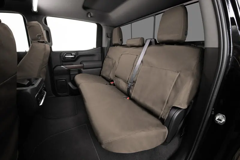 Covercraft Endura Second Row Seat Covers – Waterproof Polyester, Custom Fit For 2004–2010 Ford Super Duty In Taupe 1