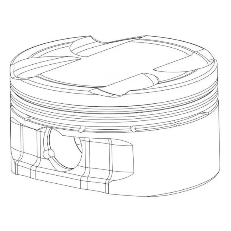 Cp Piston & Ring Set For Honda B-Series - Bore (84.0Mm) - Size (Std) - Compression Ratio (12.7) 1