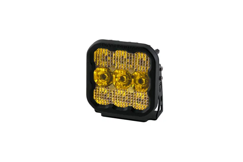 Diode Dynamics Ss5 Led Pod Pro – Single Yellow Combo Beam Light For Off-Road Or Auxiliary Use 1