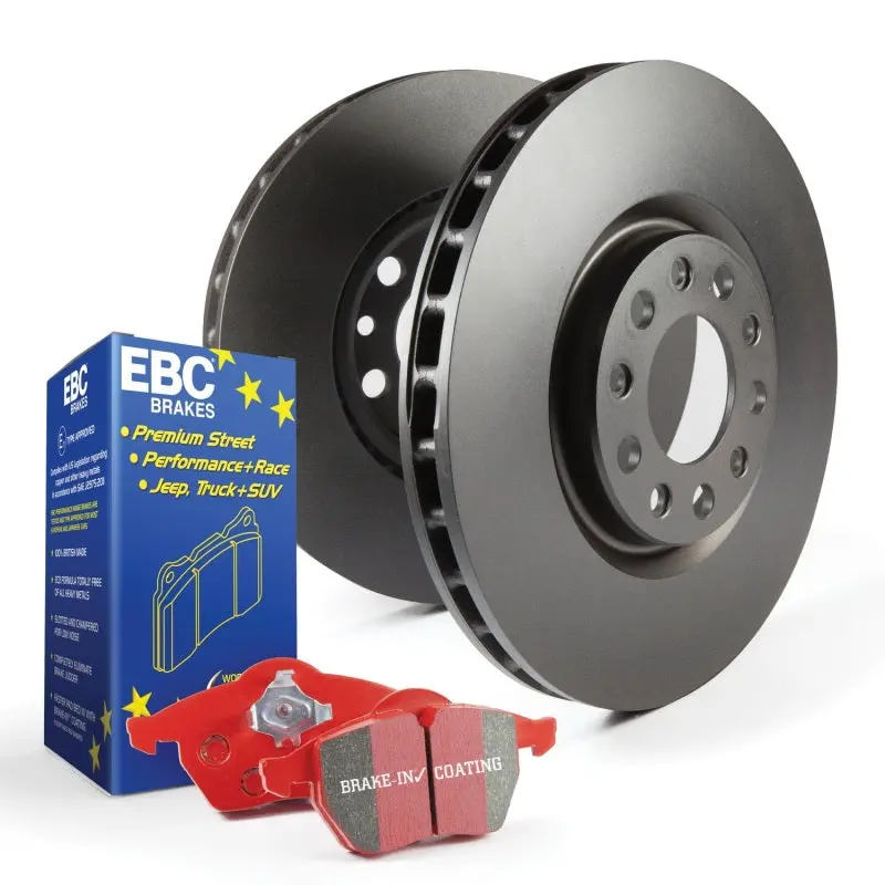Ebc Redstuff High-Performance Brake Kit – Front Pads & Rk Series Rotors 1
