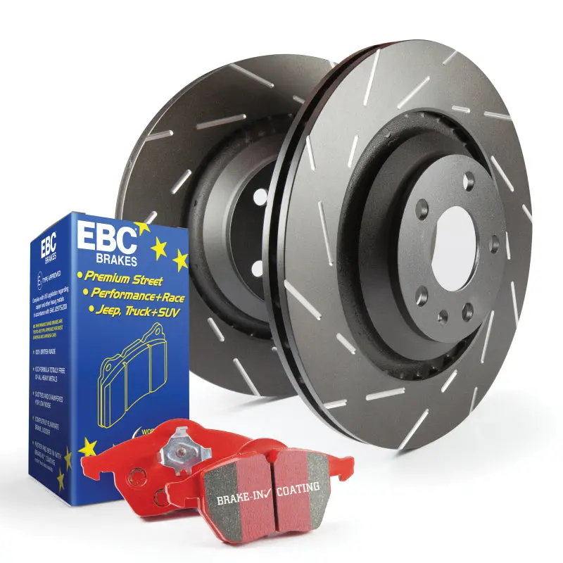 Ebc Redstuff High-Performance Brake Pad And Usr Drilled & Slotted Rotor Kit – S4 Series 1