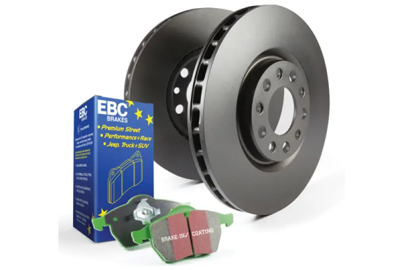 Ebc S14 Brake Upgrade Kit – Greenstuff Pads And Rk-Series Slotted Rotors 1