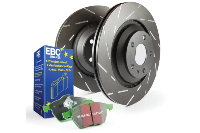 Ebc S2 Brake Kit – Greenstuff Pads + Usr Drilled & Slotted Rotors 1