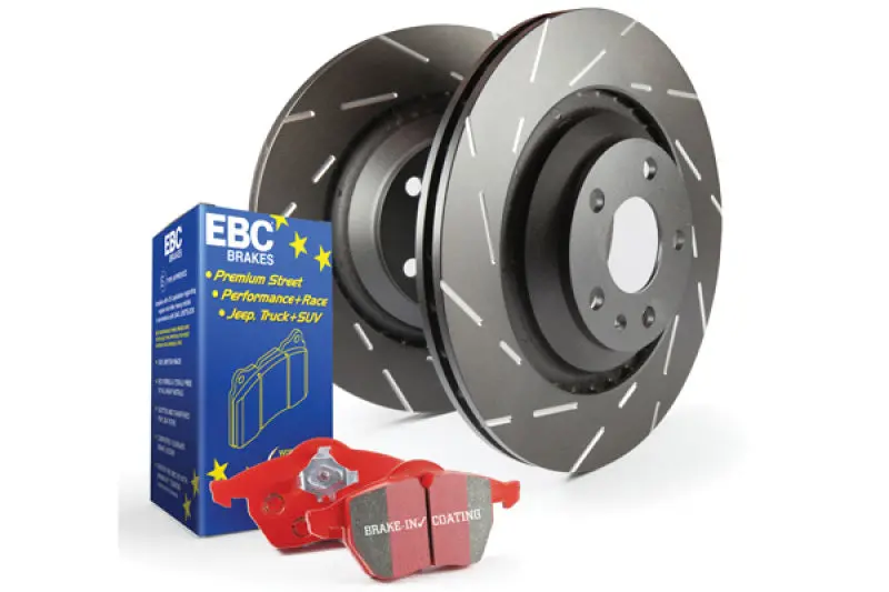 Ebc S4 Brake Kit: Redstuff Pads + Usr Rotors 1