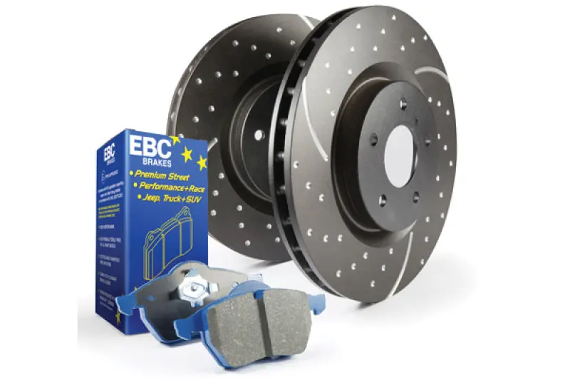Ebc S6 Brake Kit: Bluestuff Pads + Gd Rotors 1