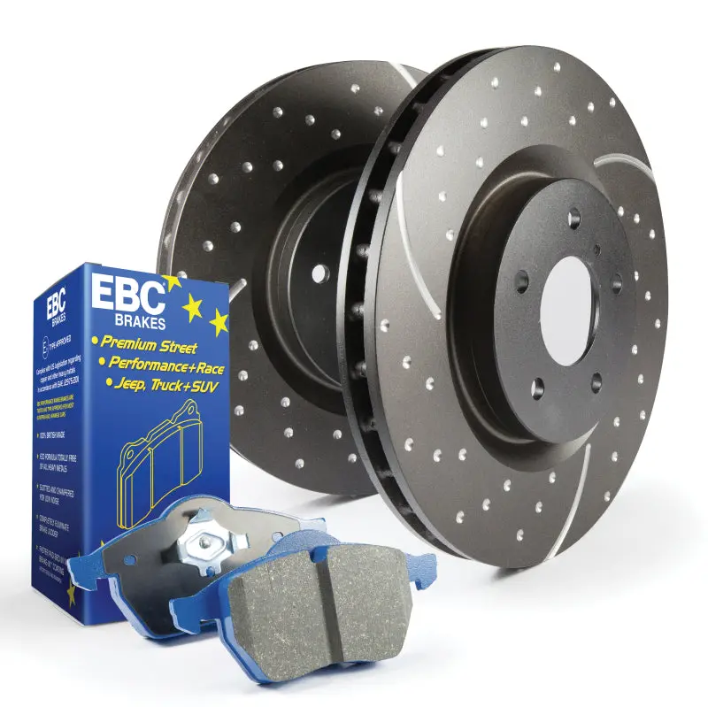 Ebc S6 Brake Upgrade Kit – Bluestuff Performance Pads Paired With Gd Drilled & Slotted Rotors 1