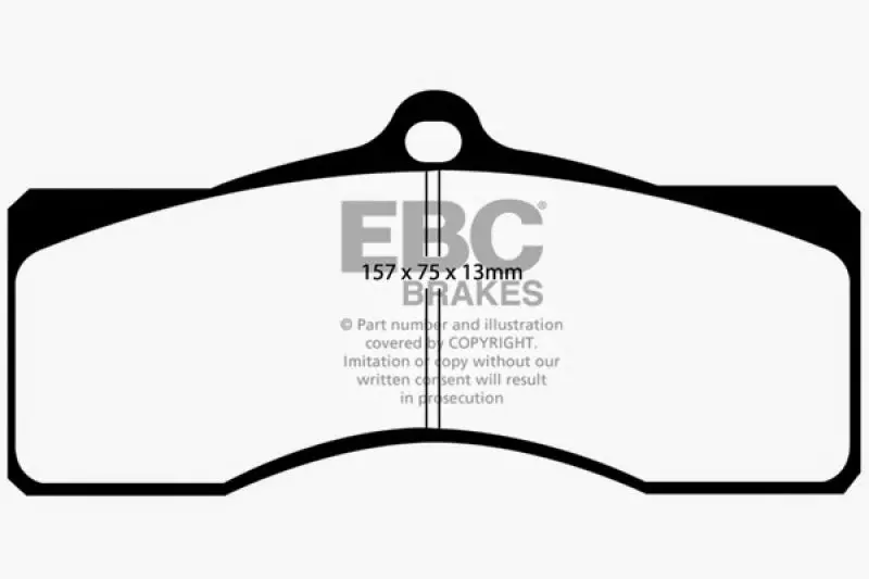 Ebc Yellowstuff Front Brake Pads For 1967–1969 Chevrolet Camaro (First Generation) 1