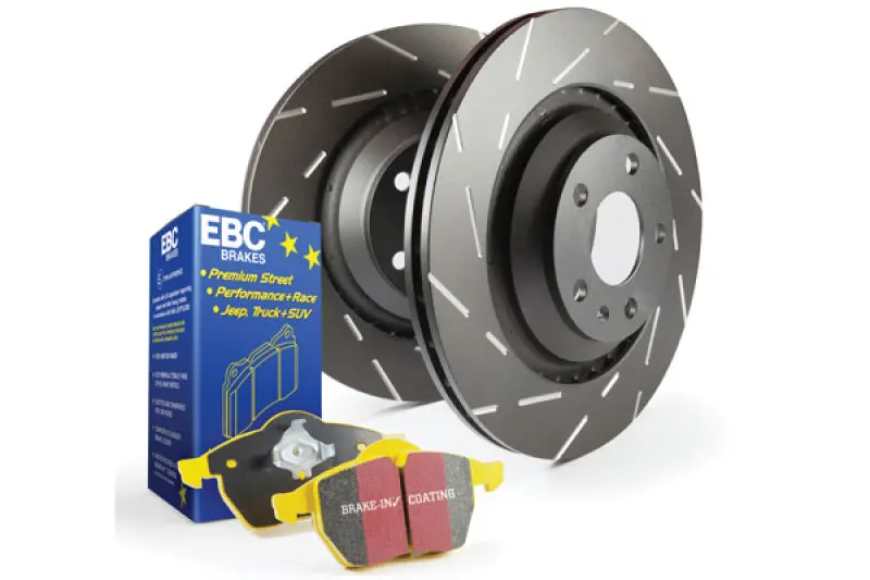 Ebc Yellowstuff S9 Brake Kit – High-Performance Pads + Usr Drilled & Slotted Rotors 1