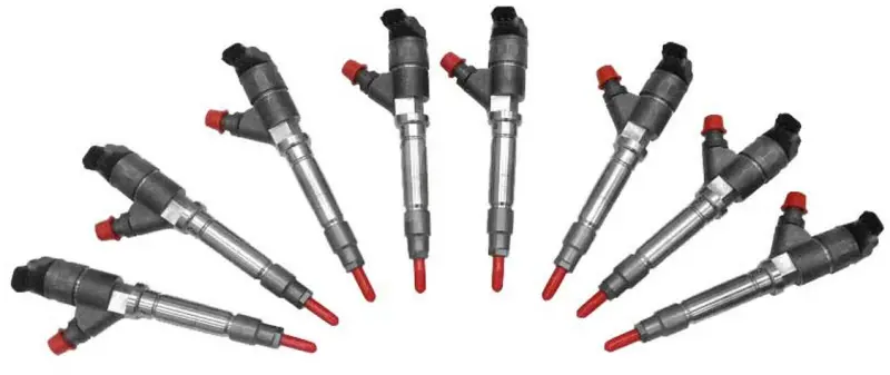 Exergy Remanufactured Sportsman Fuel Injector Set – 2007.5–2010 Chevrolet Duramax Lmm (8-Pack) 1