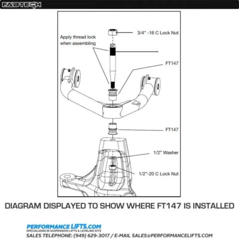 Fabtech Heavy-Duty Misalignment Correction Spacer 1