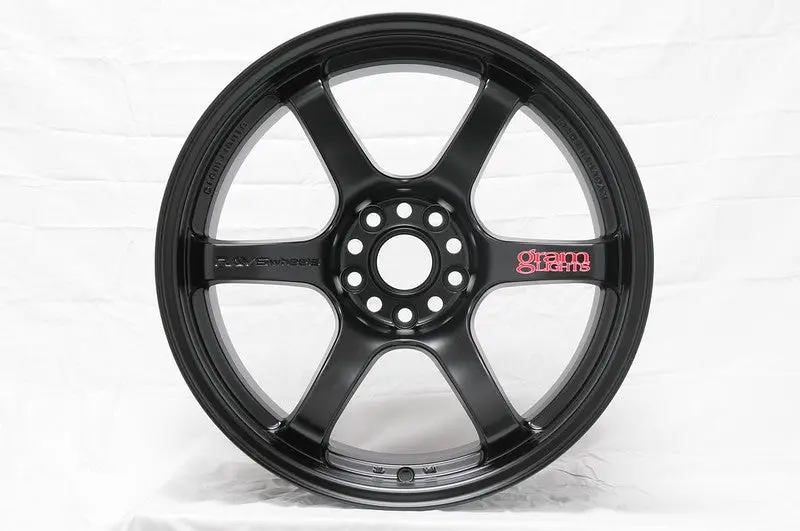 Gram Lights 57Dr 19X8.5 +35 5-114.3 Semi Gloss Black Wheel 1