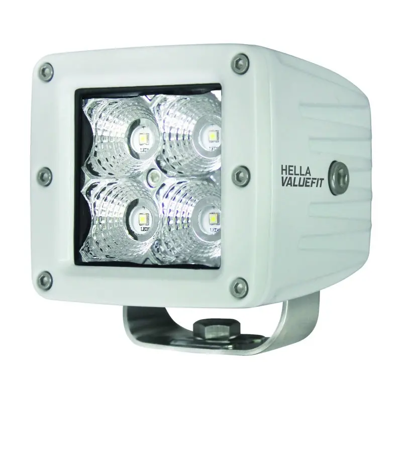 Hella Hvf Cube 4 Led Off-Road Light Kit – 3.1-Inch Flood Beam, 12W 2