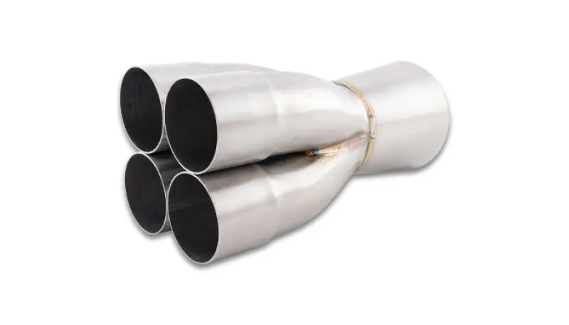 High-Flow 4-To-1 Exhaust Collector – 2.50" Inlet Id, 4.00" Merge Od, 4.50" Outlet Od 1
