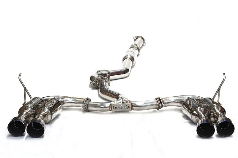 Invidia Gemini/R400 Titanium Tip Cat-Back Exhaust For 2012+ Subaru Brz/Fr-S – Single-Layer Construction 1