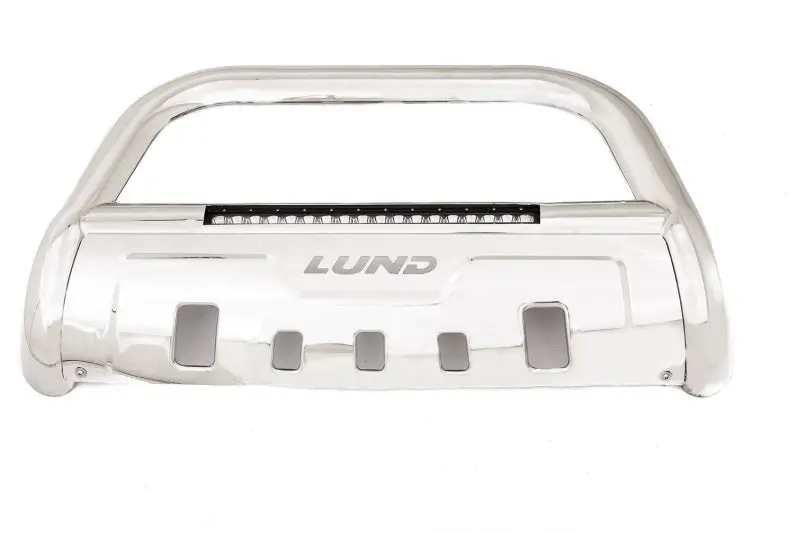 Lund 16-17 Toyota Tacoma Bull Bar W/Light & Wiring - Polished 1