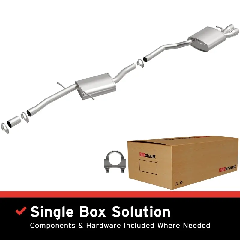 Magnaflow Bre Cat-Back Exhaust System – 2009–2016 Audi A4 Quattro 2.0T 1
