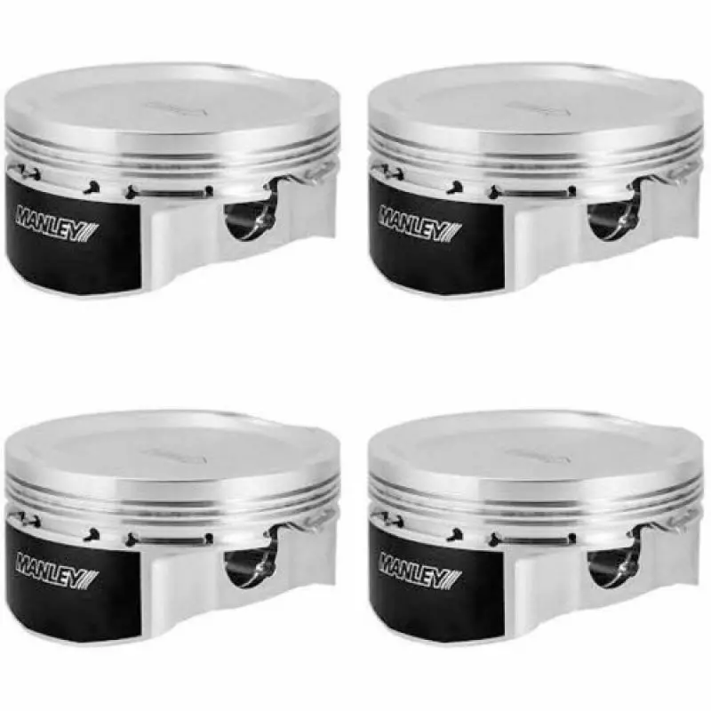 Manley Extreme-Duty Forged Pistons – 86Mm Bore +1Mm Over, 100Mm Stroke, 8.5:1 Dish, For 2003–2006 Mitsubishi Evo Viii/Ix (7-Bolt 4G63T) 1