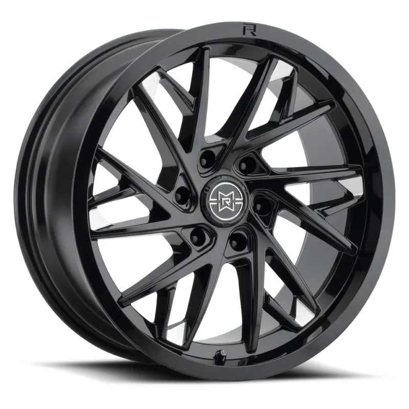 Method Raised Mr801 22X10 / 8X6.5 Bp / -18Mm Offset / 121.3Mm Bore - Gloss Black Milled Wheel 1