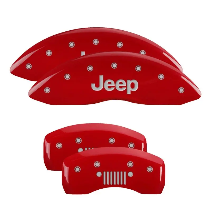 Mgp Engraved Red Caliper Covers For 2020–2026 Jeep Gladiator (Front & Rear) 1