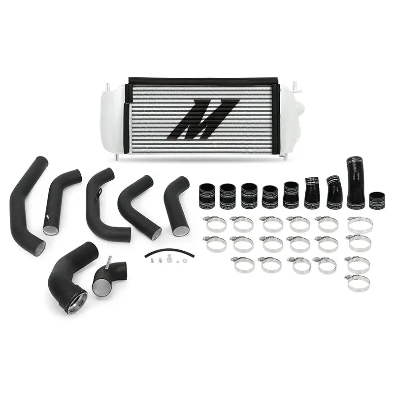 Mishimoto 15-16 Ford F-150 Ecoboost 3.5L Silver Performance Intercooler Kit W/ Black Pipes 1